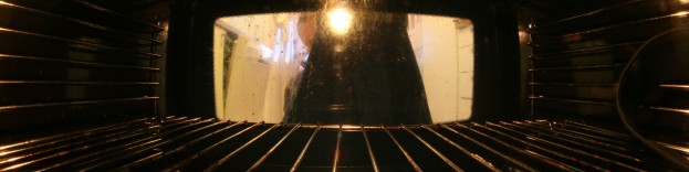 A picture showing the inside of an oven in Wimbledon undergoing tests as part of a repair